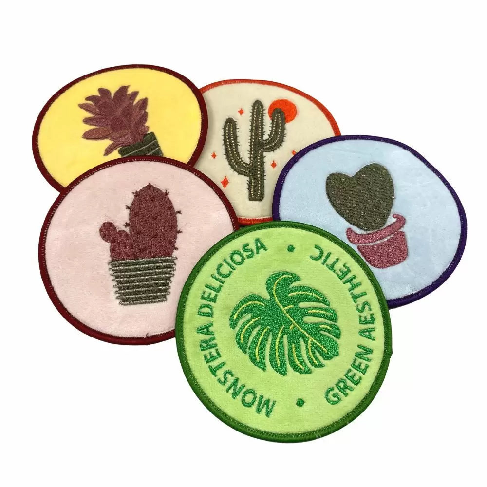 Custom Embroidery Patch On Minky Fabric