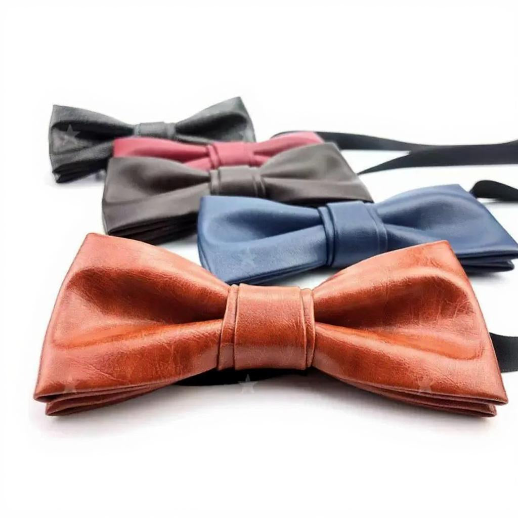 Custom Leather Bow Ties