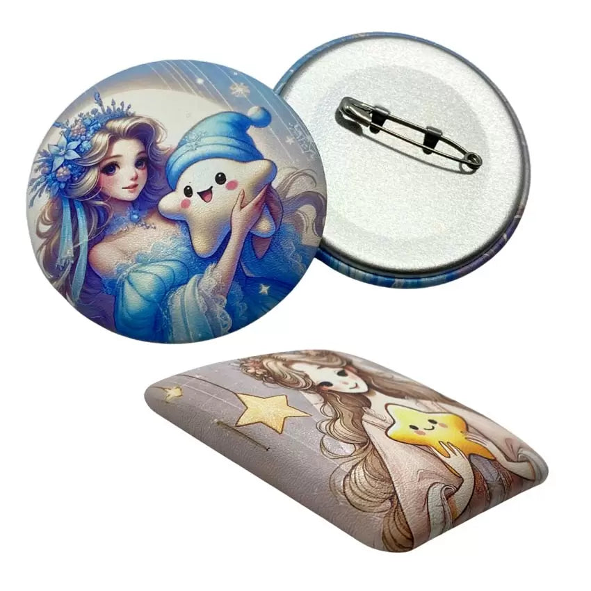 Leather Pinback Buttons