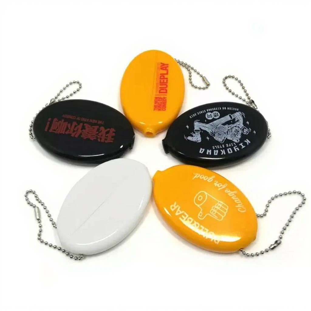 PVC Rubber Squeeze Coin Purse