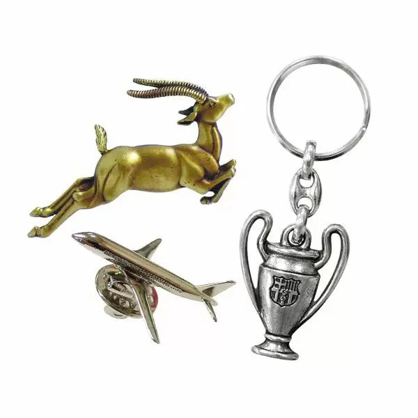 Pewter Pin And Pewter Brooches